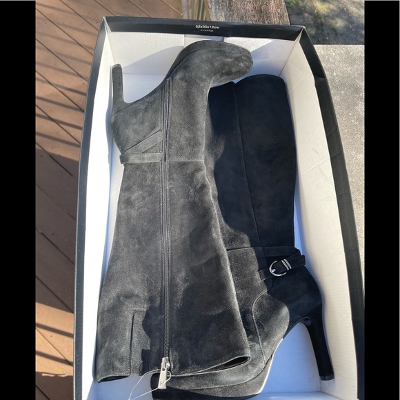 NWT Naturalizer Wide Calf-Tall Suede Boot 7.5M - Picture 5 of 7